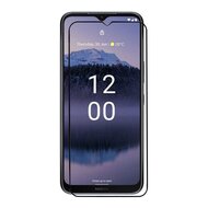 3-Pack Nokia G11 Plus Screenprotectors - MobyDefend Screensaver Met Zwarte Randen - Gehard Glas