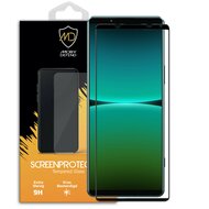 Sony Xperia 5 IV Screenprotector - MobyDefend Screensaver Met Zwarte Randen - Gehard Glas
