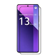 3-Pack Xiaomi Redmi Note 13 Pro Plus Screenprotectors - MobyDefend Screensavers Met Zwarte Randen - Gehard Glas