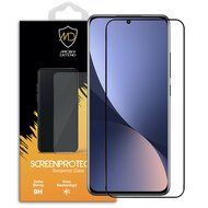 Xiaomi 12 / 12X Screenprotector - MobyDefend Screensaver Met Zwarte Randen - Gehard Glas