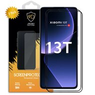 2-Pack Xiaomi 13T Screenprotectors - MobyDefend Screensavers Met Zwarte Randen - Gehard Glas