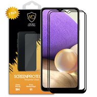 2-Pack Samsung Galaxy A32 (5G) Screenprotectors - MobyDefend Screensavers Met Zwarte Randen - Gehard Glas 