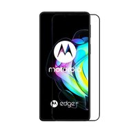 3-Pack Motorola Edge 20 Screenprotectors - MobyDefend Screensavers Met Zwarte Randen - Gehard Glas 