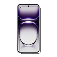 Oppo Reno12 Screenprotector - MobyDefend Screensaver Met Zwarte Randen - Gehard Glas