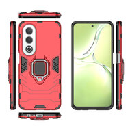 Oppo A80 5G Hoesje - MobyDefend Dubbelgelaagde Pantsercase Met Standaard - Rood