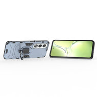 Oppo A80 5G Hoesje - MobyDefend Dubbelgelaagde Pantsercase Met Standaard - Blauw