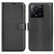 Xiaomi 13T / 13T Pro Hoesje - MobyDefend Kunstleren Wallet Book Case (Sluiting Voorkant) - Zwart