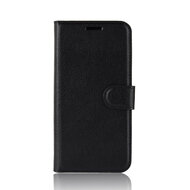 iPhone 11 Hoesje - MobyDefend Kunstleren Wallet Book Case (Sluiting Voorkant) - Zwart