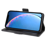iPhone 11 Hoesje - MobyDefend Luxe Wallet Book Case (Sluiting Zijkant) - Zwart
