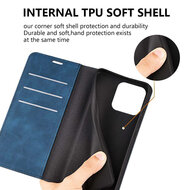 iPhone 15 Hoesje - Luxe Wallet Bookcase (Magnetische Sluiting) - Roze