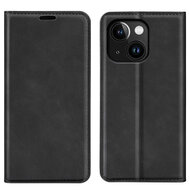 iPhone 15 Hoesje - Luxe Wallet Bookcase (Magnetische Sluiting) - Zwart