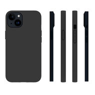 iPhone 15 Hoesje - MobyDefend TPU Backcover - Mat Zwart