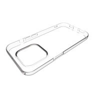 iPhone 15 Pro Hoesje - MobyDefend Transparante TPU Backcover - Volledig Doorzichtig