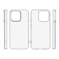 iPhone 15 Pro Hoesje - MobyDefend Transparante TPU Backcover - Volledig Doorzichtig