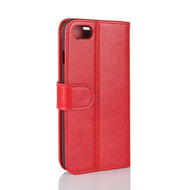 Apple iPhone SE (2020/2022) / iPhone 7 / iPhone 8 Hoesje - MobyDefend Wallet Book Case (Sluiting Achterkant) - Rood
