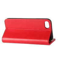 Apple iPhone SE (2020/2022) / iPhone 7 / iPhone 8 Hoesje - MobyDefend Wallet Book Case (Sluiting Achterkant) - Rood