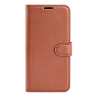 Samsung Galaxy A53 Hoesje - MobyDefend Kunstleren Wallet Book Case (Sluiting Voorkant) - Bruin
