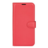 Samsung Galaxy A53 Hoesje - MobyDefend Kunstleren Wallet Book Case (Sluiting Voorkant) - Rood