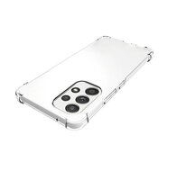 Samsung Galaxy A53 Hoesje - MobyDefend Transparante Shockproof TPU Backcover - Verstevigde Hoeken - Volledig Doorzichtig