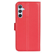 Samsung Galaxy A54 Hoesje - MobyDefend Kunstleren Wallet Book Case (Sluiting Voorkant) - Rood