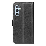 Samsung Galaxy A54 Hoesje - MobyDefend Kunstleren Wallet Book Case (Sluiting Voorkant) - Zwart