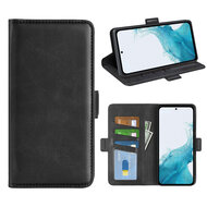 Samsung Galaxy A54 Hoesje - MobyDefend Luxe Wallet Book Case (Sluiting Zijkant) - Zwart