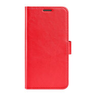 Samsung Galaxy A54 Hoesje - MobyDefend Wallet Book Case (Sluiting Achterkant) - Rood