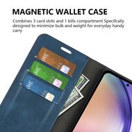 Samsung Galaxy A55 Hoesje - Luxe Wallet Bookcase (Magnetische Sluiting) - Rood