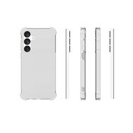 Samsung Galaxy A55 Hoesje - MobyDefend Transparante Shockproof TPU Backcover - Verstevigde Hoeken - Volledig Doorzichtig