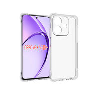 Oppo A60 5G / A40 / A40m Hoesje - MobyDefend Transparante Shockproof TPU Backcover - Verstevigde Hoeken - Volledig Doorzichtig