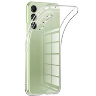 Samsung Galaxy S24 Hoesje - MobyDefend Transparante TPU Backcover - Volledig Doorzichtig
