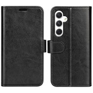 Samsung Galaxy S24 Hoesje - MobyDefend Wallet Book Case (Sluiting Achterkant) - Zwart