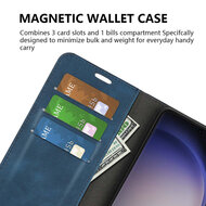 Samsung Galaxy S24 Ultra Hoesje - Luxe Wallet Bookcase (Magnetische Sluiting) - Roze