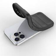 iPhone 15 Pro Max Hoesje - MobyDefend TPU Gripcase - Paars