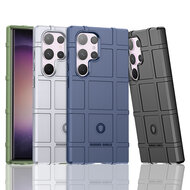 Samsung Galaxy S24 Ultra Hoesje - Mobydefend Rugged Shield TPU Backcover - Zwart