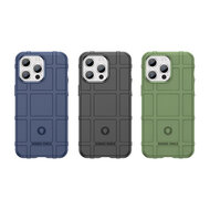 iPhone 15 Pro Max Hoesje - Mobydefend Rugged Shield TPU Backcover - Blauw