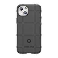 iPhone 15 Plus Hoesje - Mobydefend Rugged Shield TPU Backcover - Zwart