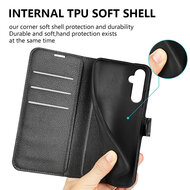 Samsung Galaxy S24 Plus (S24+) Hoesje - MobyDefend Kunstleren Wallet Book Case (Sluiting Voorkant) - Bruin