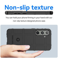 Samsung Galaxy S24 Plus (S24+) Hoesje - Mobydefend Rugged Shield TPU Backcover - Zwart