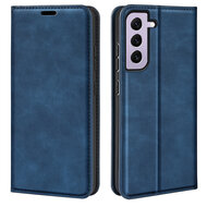 Samsung Galaxy S23 Hoesje - Luxe Wallet Bookcase (Magnetische Sluiting) - Blauw