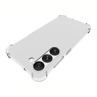 Samsung Galaxy S23 Hoesje - MobyDefend Transparante Shockproof TPU Backcover - Verstevigde Hoeken - Volledig Doorzichtig