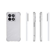 Xiaomi 14T Hoesje - MobyDefend Transparante Shockproof TPU Backcover - Verstevigde Hoeken - Volledig Doorzichtig