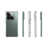 Xiaomi 14T Pro Hoesje - MobyDefend Transparante Shockproof TPU Backcover - Verstevigde Hoeken - Volledig Doorzichtig