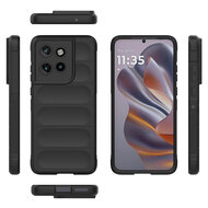 Motorola Edge 50 Neo Hoesje - MobyDefend TPU Gripcase - Zwart