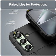 Samsung Galaxy S24 FE Hoesje - Mobydefend Rugged Shield TPU Backcover - Zwart