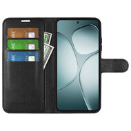 Xiaomi 14T Hoesje - MobyDefend Kunstleren Wallet Book Case (Sluiting Voorkant) - Zwart