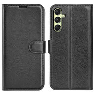 Samsung Galaxy A16 Hoesje - MobyDefend Kunstleren Wallet Book Case (Sluiting Voorkant) - Zwart