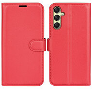Samsung Galaxy A16 Hoesje - MobyDefend Kunstleren Wallet Book Case (Sluiting Voorkant) - Rood