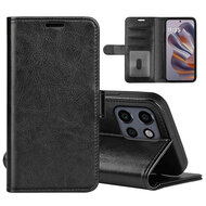 Motorola Edge 50 Neo Hoesje - MobyDefend Wallet Book Case (Sluiting Achterkant) - Zwart