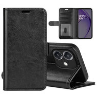 Oppo A60 5G / A40 / A40m Hoesje - MobyDefend Wallet Book Case (Sluiting Achterkant) - Zwart